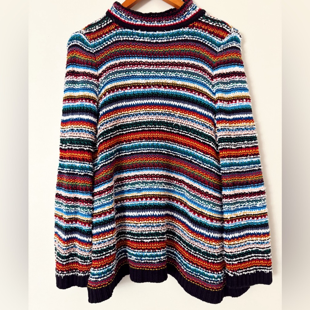 Loft Petites Small Multicolor Knit Sweater